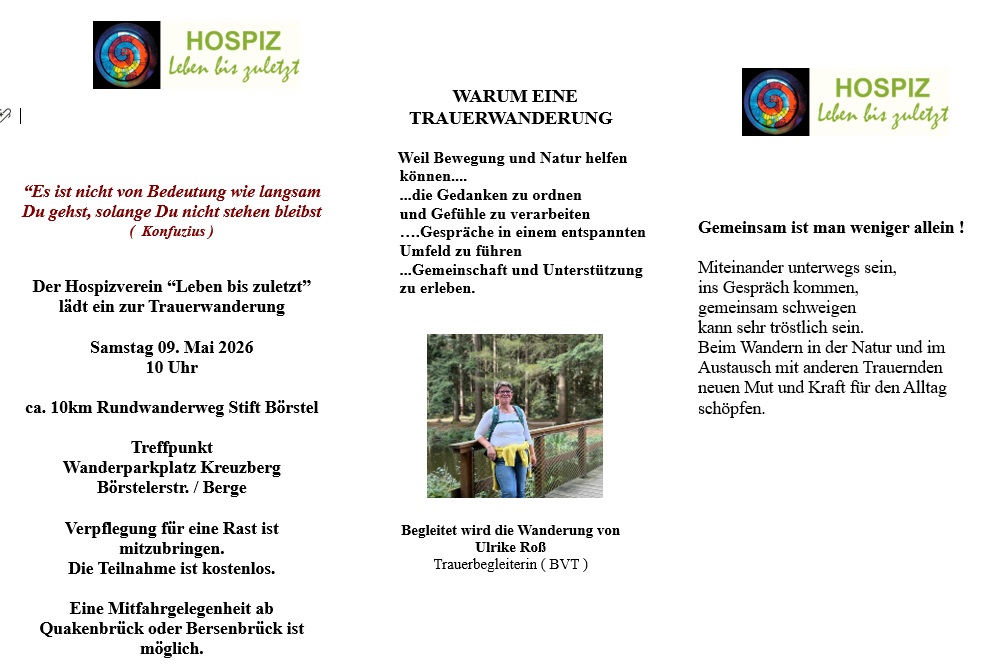 Trauerwanderung